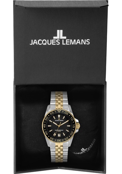 Jacques Lemans 1-2205n Lıverpool Dıver Erkek Kol Saati Gümüş - Siyah