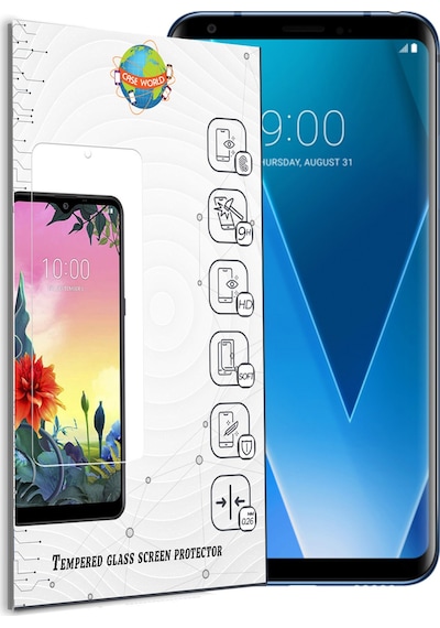 LG V30 ile Uyumlu Kırılmaz Temperli Ekran Koruyucu