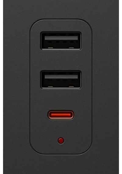 Techmaster 2 Usb + Type-c Akım Ve Çocuk Korumalı 3lü Kare Priz 2mt