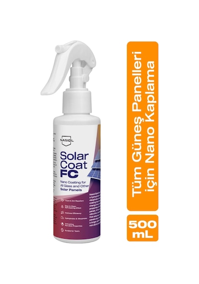 Nasiol Solarcoat Fc Tüm Güneş Panelleri İçin Koruyucu Nano Kaplama-150ml