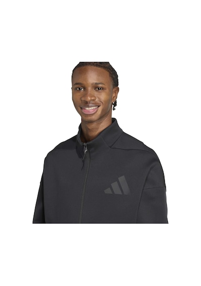 Black Adidas Erkek Günlük Eşofman Üstü M Z.n.e. Tt Jm6058 Siyah