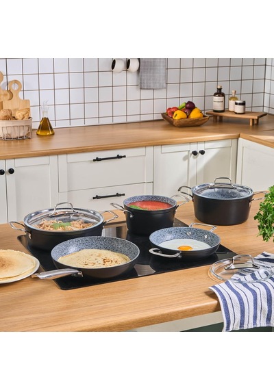 Tr Biogranit Power Inox 8 Parça Tencere Seti Genel