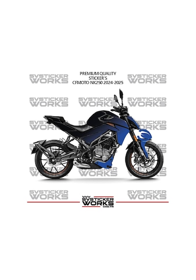 Cfmoto Nk250 Gen 2 Kaplama Sticker Çift Renk Motor Kaplama Modeli Hazır Kit Yüksek Kalite 72026341