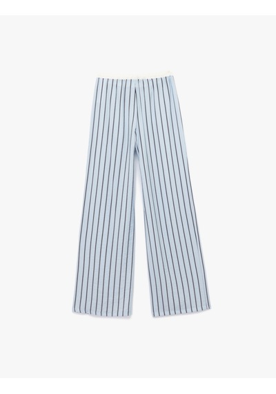 Koton Viskon Kumaş Rahat Kalıp Lastik Detaylı Çizgili Pijama Altı Mavi Çizgili 6wlk50032mw Mavi Çizgili Koton Viskon Kumaş Rahat Kalıp Lastik Detaylı Çizgili Pijama Altı Mavi Çizgili 6wlk50032mw Mavi Çizgili