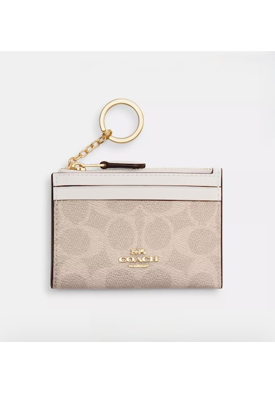 Coach Mini Id Skinny Case Kartlık-cüzdan Krem