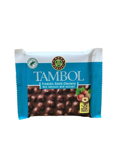Kahve Dünyası Tambol Bütün Fındıklı Sütlü Çikolata 77 Gr 10'li Paket