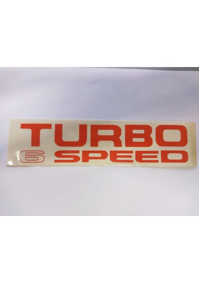 Etiket Turbo 6 Speed