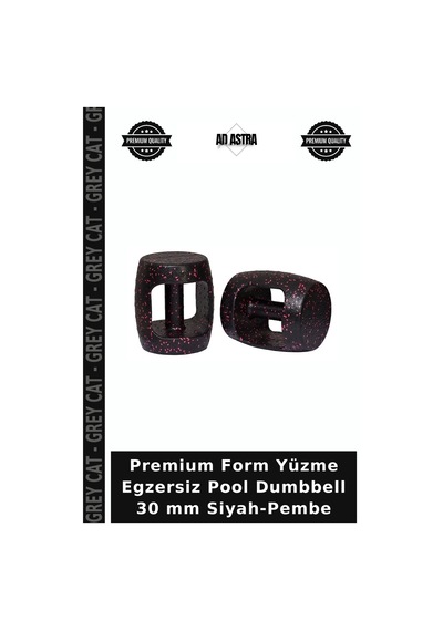 Premium Form Yüzme Egzersiz Pool Dumbbell 30 Mm Siyah-pembe Siyah - Pembe