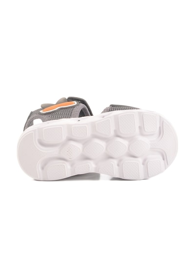 Füme Cırtlı Işıklı Kız Bebek Sandalet 018127 B Füme