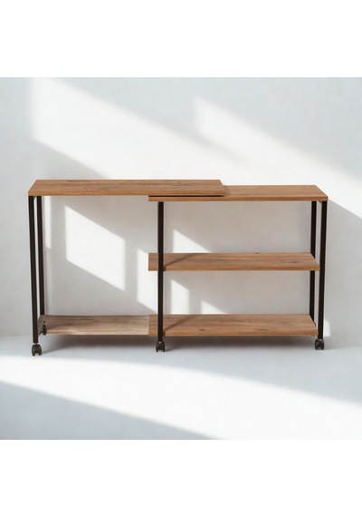 Malaga 360 Derece Dönebilen Yan Sehpa Atlantik 76x70x66 Cm Atlantik Çam