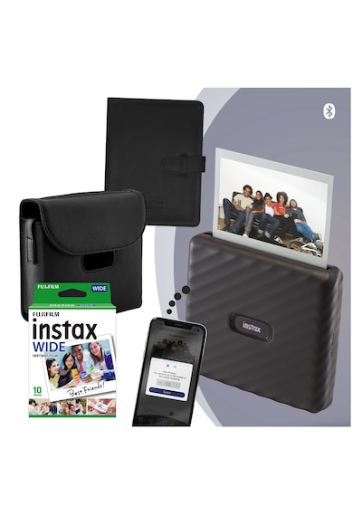 Instax Wide Link Gri Akıllı Telefon Yazıcısı + Set 2