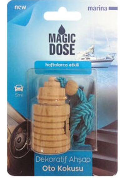 2 Adet Magic Dose Ahşap Oto Kokusu Marina Fa1-335