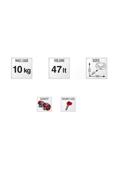 Givi V47N 47Lt Motosiklet Arka Çanta