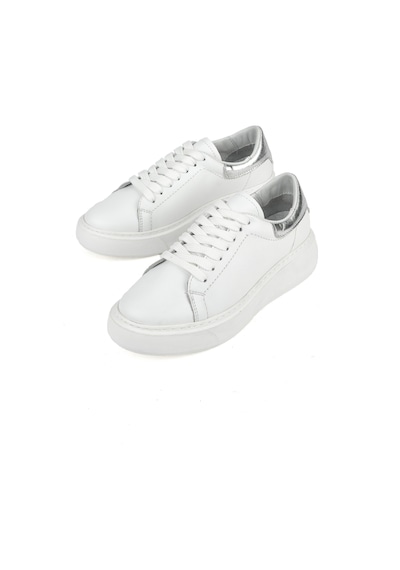 Ziya, Kadın Hakiki Deri Sneaker 1531050z26802370k Beyaz 1531050z26802370k 500 Beyaz