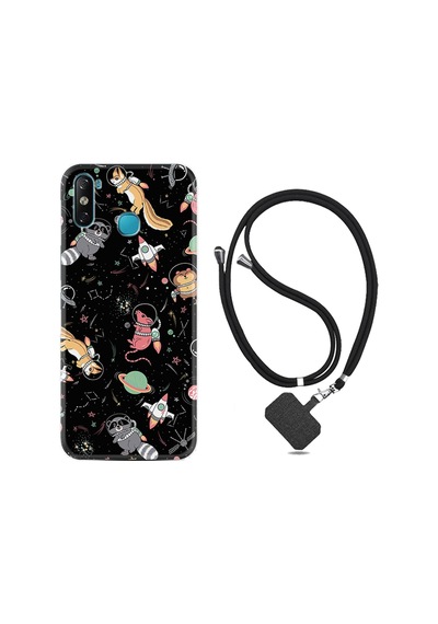 General Mobile Gm 22 Kılıf Resimli Silikon Unicorn Flowers 1406