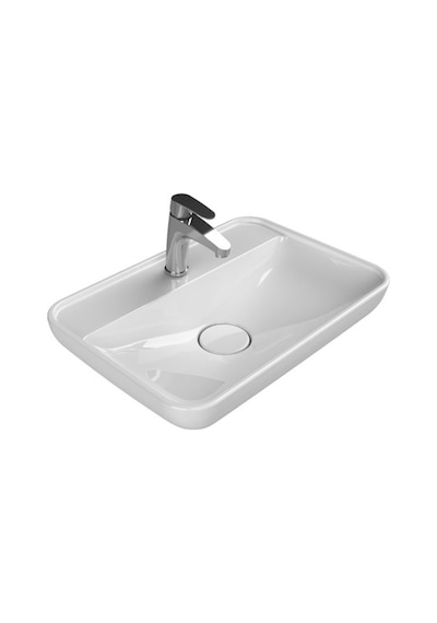 Turkuaz Seramik Lal 60 CM Tezgahüstü Lavabo