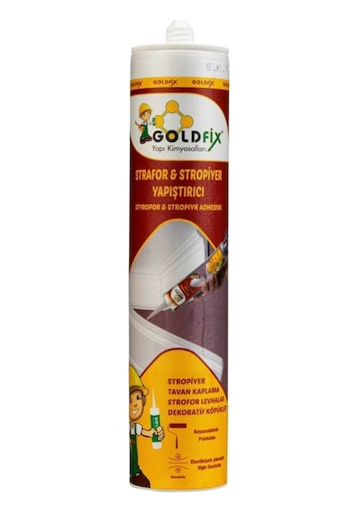 Goldfix Strafor Ve Stropiyer Yapıştırıcısı 1 Koli 30 Adet