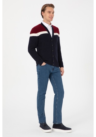U.s. Polo Assn. Erkek Lacivert Hırka Triko 50315033-vr033 Lacıvert