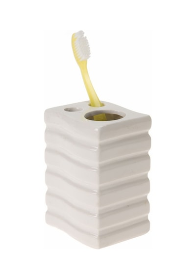 SERAMİK DİŞ FIRÇALIK KARE ÇİZGİLİ MODEL 8X6X11CM Diğer
