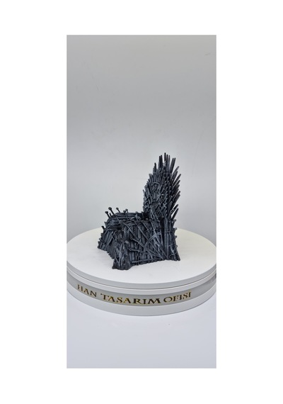 İron Throne Game Of Thrones Demir Taht 10cm
