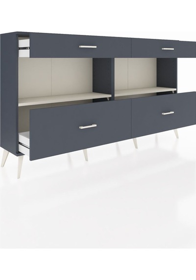 Arges Konsol 2 Raflı 4 Çekmeceli 176x30x99 Antrasit-aytaşı/antra Antrasit-aytaşı/antrasit Arges Konsol 2 Raflı 4 Çekmeceli 176x30x99 Antrasit-aytaşı/antra Antrasit-aytaşı/antrasit