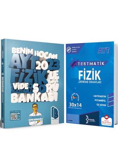 Benim Hocam 2023 Ayt Fizik Soru Bankası Ve Bilinçsel Deneme Seti 2 Kitap