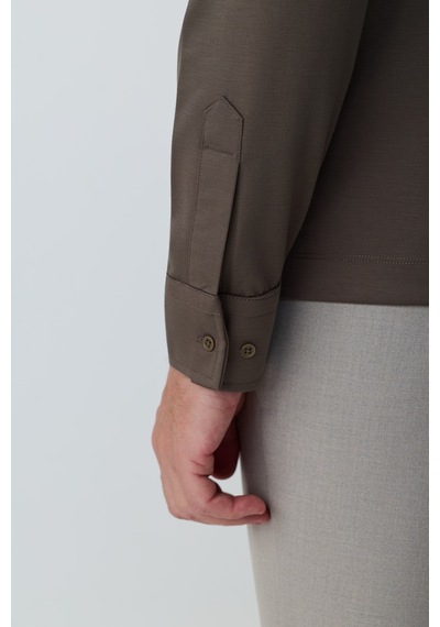 Morven Erkek Haki Polo Yaka Rayon Sweatshirt 27ks063002710 Haki