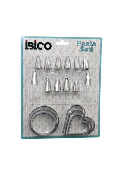 20pcs Pasta Süsleme Uç Seti 12-metal Kurabiye Kalıp Metal 3- - 3-yuvarlak 2-uç Tutucu Pls.adaptör 5705 Diğer