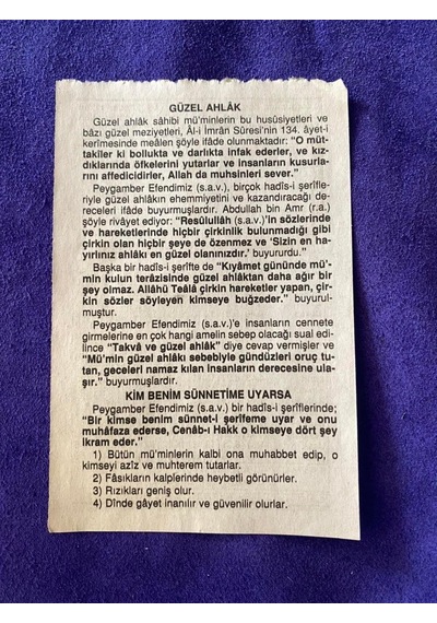 6 Nisan 2007 Takvim Yaprağı - Nostalji Koleksiyonluk Takvim Yaprağı