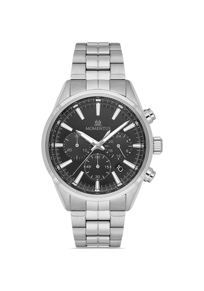 Momentus Gümüş Çelik Kordon Erkek Kol Saati Cc306s-04ss Gümüş
