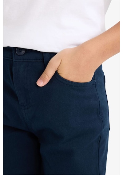 Defacto Erkek Çocuk Düz Paça Gabardin Pantolon X4224a626spnv146 Lacivert-nv146