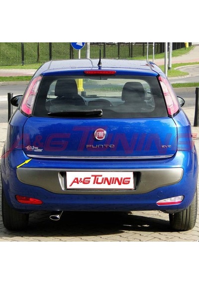 Fiat Punto Krom Bagaj Alt Çıta Formlu 2006 Üzeri Paslanmaz Çelik N11.3466