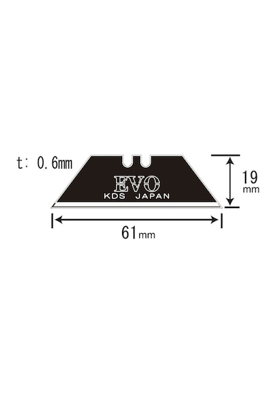Trapez Yedek Maket Bıçağı 50 Adet Kds Tb-50B xSa-12Bx