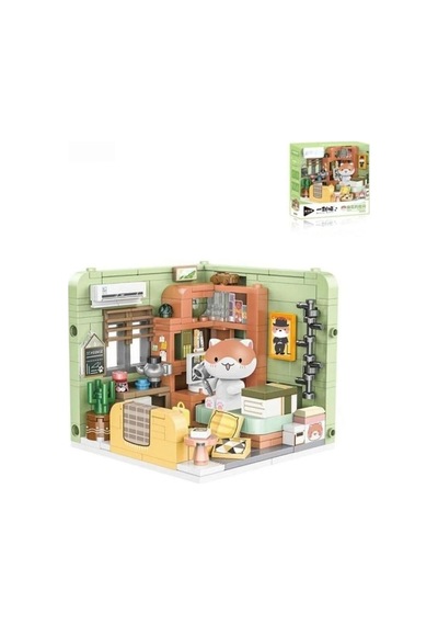 P885004 Kedi Odası 258 Parça Block Oyuncak