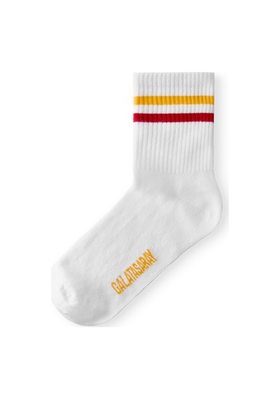 Gsstore Galatasaray Unisex Çorap K252280 Beyaz