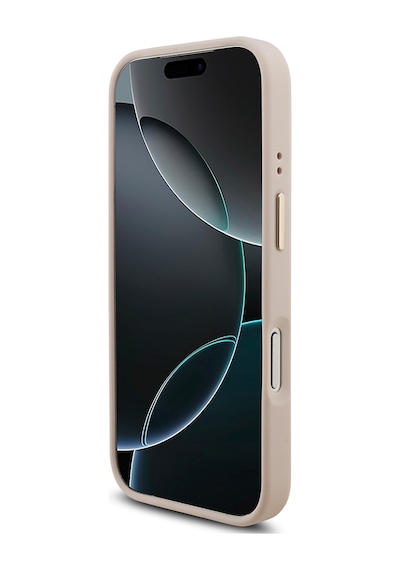 Apple Uyumlu iPhone 17 Pro Kılıf Guess Lisanslı 4g Büyük Metal Logolu Kalın Askılı Kapak Pembe Pembe