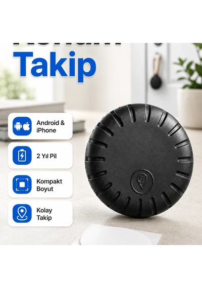 Mini Akıllı Konum Takip Cihazı Android Ve İphone Uyumlu, 2 Yıl Pil Ömürlü
