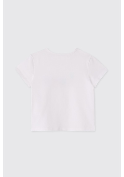 Panço Kız Bebek Şort Tişört 2'li Gül Kurusu Alt Üst Takım 2611gb17025 Pembe
