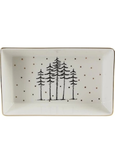 Porland Forest Pine Tree Kahvaltı&meze Tabağı 12x20cm