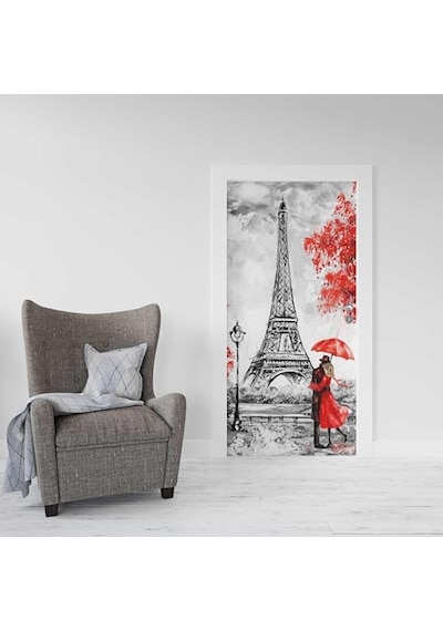 Giydirme Kapı Folyosu Paris Yağlıboya Diğer