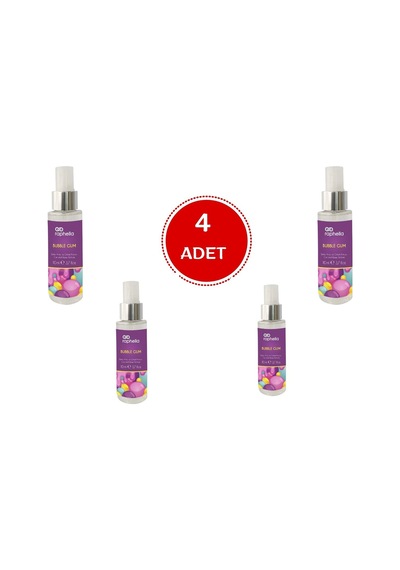 Bubble Gum Sakız Aromalı Araç Ve Ortam Kokusu Oto Parfümü 110 Ml - 4 Adet