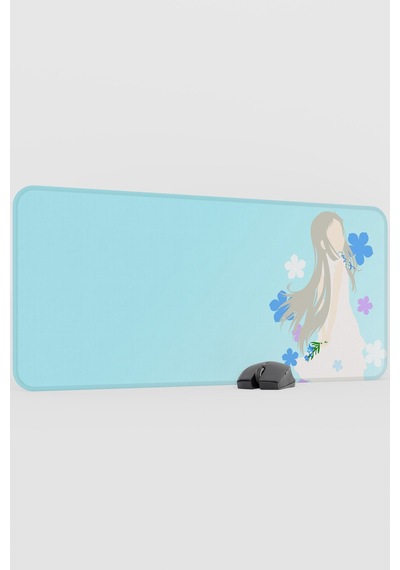 Anohana Anime V3 - 90x40 Xxl Gaming Kauçuk Kaymaz Taban Mouse Pad Fare Altlığı