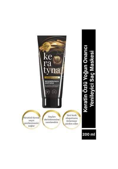 Seyo Keratin Özlü Yoğun Onarıcı ve Yenileyici Saç Maskesi 200 ML