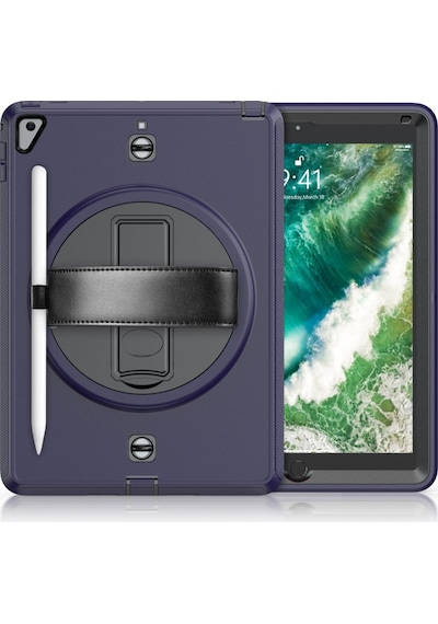 İpad 5 Air 9.7 Kılıf Strap-c Otterbox Tablet Kapak - Lacivert Diğer