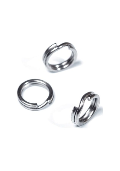 Molix Stainless Split Ring Size:6 10 Pcs
