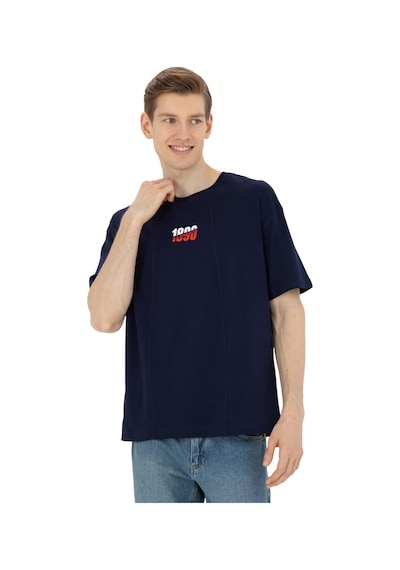 U.s. Polo Assn. Erkek Comfort Fit Bisiklet Yaka Tişört Lacivert