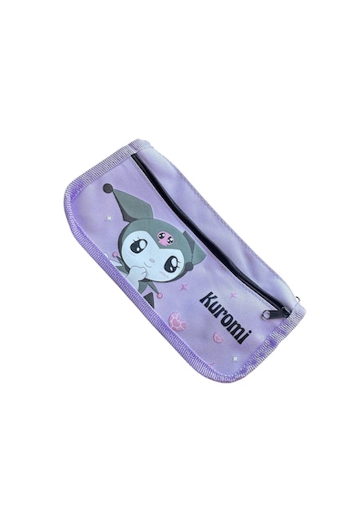 Tatlı Sebep Sanrio Kuromi Kalemlik 2 Cepli Mor - Lila