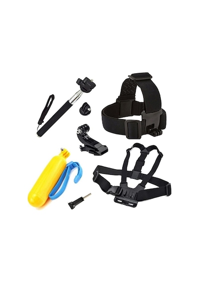 Gplus St007 Gopro Eken Sjcam Aksiyon Kamera Aksesuar Set 7 Parça Çok Renkli