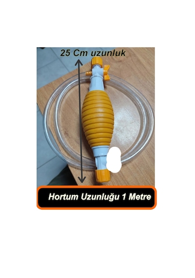 Manuel Sıvı Çekme Pompası Depodan Mazot Benzin Çekme Pompası Akvaryum Suyu Boşaltma Pompası