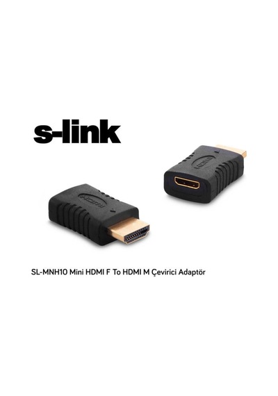 S-Link Sl-Mnh10 Mini Hdmı F To Hdmı M Çevirici Adaptör